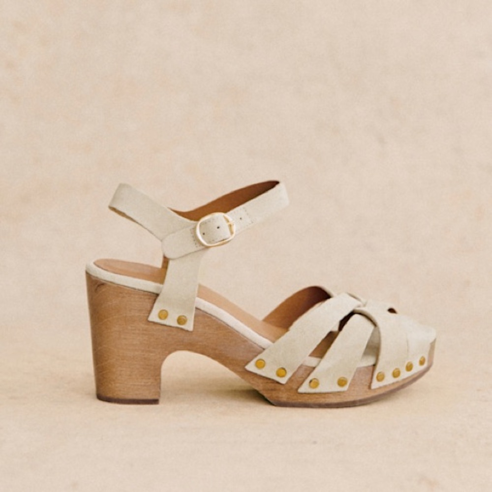 Sézane Isabelle Clogs in Sandstone FR 42 / US 11 - Picture 2 of 12